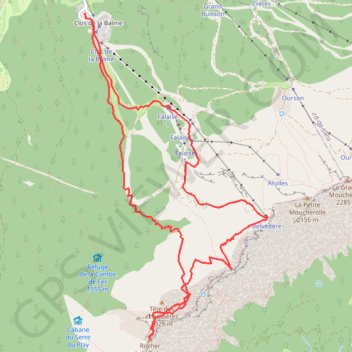 Itinéraire Tête des Chaudières, distance, dénivelé, altitude, carte, profil, trace GPS