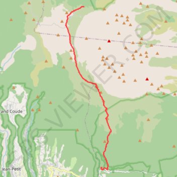 Itinéraire GRR2 Du gîte du Volcan au gîte de Basse Vallée, distance, dénivelé, altitude, carte, profil, trace GPS