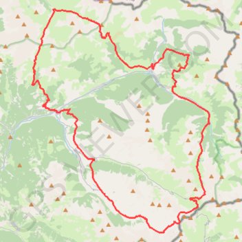 Itinéraire Map, distance, dénivelé, altitude, carte, profil, trace GPS