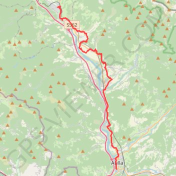 Itinéraire Via Francigena Pontremoli - Aulla, distance, dénivelé, altitude, carte, profil, trace GPS