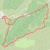 Itinéraire Gorniès-Le Roc Blanc, distance, dénivelé, altitude, carte, profil, trace GPS