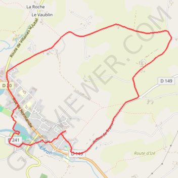 Itinéraire Tour par les Batailles, distance, dénivelé, altitude, carte, profil, trace GPS