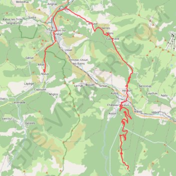 Itinéraire Beille, distance, dénivelé, altitude, carte, profil, trace GPS