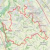 Itinéraire Les coteaux toulousains, distance, dénivelé, altitude, carte, profil, trace GPS