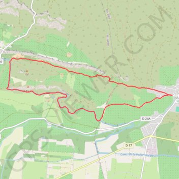 Itinéraire Aureille, distance, dénivelé, altitude, carte, profil, trace GPS