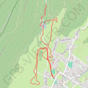 Itinéraire Autrans, distance, dénivelé, altitude, carte, profil, trace GPS