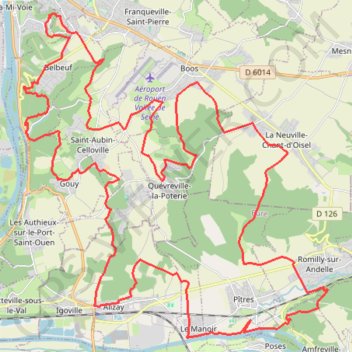 Itinéraire La Ronde des Roches, distance, dénivelé, altitude, carte, profil, trace GPS
