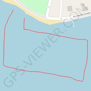 Itinéraire Xterra swim (lite 1 lap, cross 2 lap), distance, dénivelé, altitude, carte, profil, trace GPS