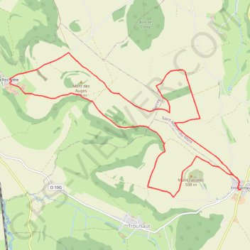 Itinéraire Eoliennes, distance, dénivelé, altitude, carte, profil, trace GPS