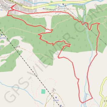 Itinéraire Plan de solaise en boucle par la Combe du Laisinant, distance, dénivelé, altitude, carte, profil, trace GPS
