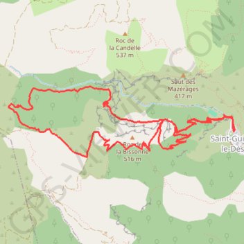Itinéraire Circuit des Fenestrettes, distance, dénivelé, altitude, carte, profil, trace GPS