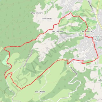 Itinéraire R22 - Les Grands Murcins, distance, dénivelé, altitude, carte, profil, trace GPS