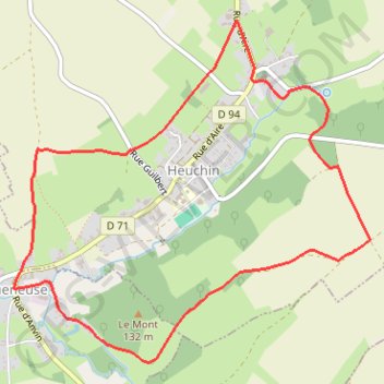 Itinéraire La Fontraine au Faux, distance, dénivelé, altitude, carte, profil, trace GPS