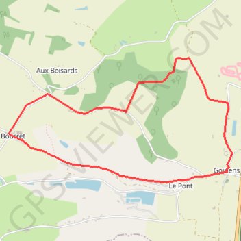 Itinéraire Goulens, balade dans les coteaux de Gascogne - Pays de l'Agenais, distance, dénivelé, altitude, carte, profil, trace GPS