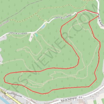 Itinéraire Circuit de Beauregard, distance, dénivelé, altitude, carte, profil, trace GPS