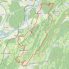 Itinéraire Autour de Quingey, distance, dénivelé, altitude, carte, profil, trace GPS