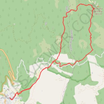 Itinéraire Ten_78_Paisaje Lunar, distance, dénivelé, altitude, carte, profil, trace GPS