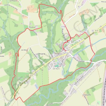 Itinéraire 26-431, distance, dénivelé, altitude, carte, profil, trace GPS