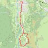 Itinéraire 1- Les granges d'Ourcibats, distance, dénivelé, altitude, carte, profil, trace GPS