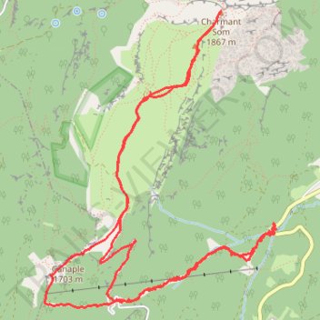 Itinéraire Charmant Son Crapahut 15/01/2026-23186081, distance, dénivelé, altitude, carte, profil, trace GPS