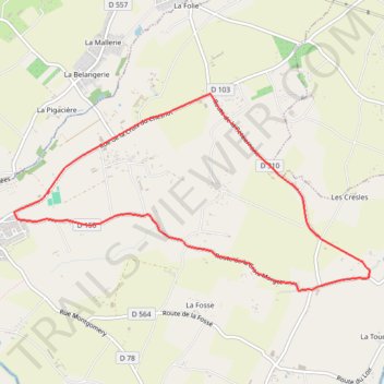 Itinéraire 1 - COURSE_348391412, distance, dénivelé, altitude, carte, profil, trace GPS