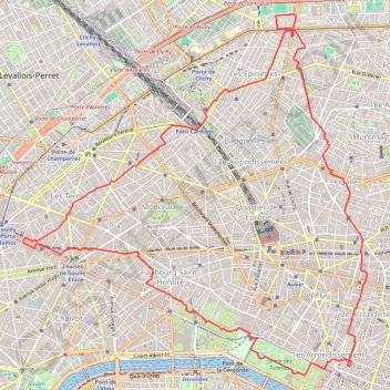 Itinéraire ORSRouting, distance, dénivelé, altitude, carte, profil, trace GPS