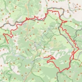 Itinéraire Intégrale Haute Route du Sel Castérino - La Brigue, distance, dénivelé, altitude, carte, profil, trace GPS