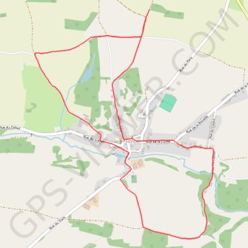 Itinéraire Flavion, l'histoire au coeur des pierres, distance, dénivelé, altitude, carte, profil, trace GPS