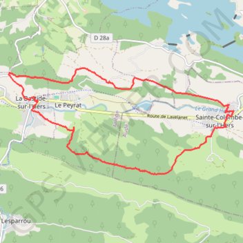 Itinéraire Trail 2 l'Hers - 15k-16415004, distance, dénivelé, altitude, carte, profil, trace GPS