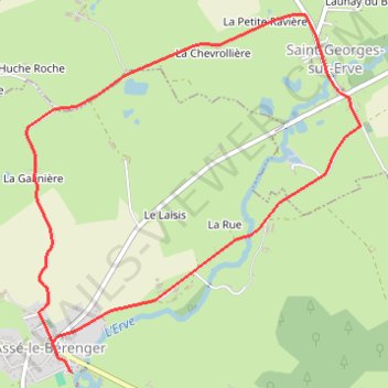 Itinéraire 55 circuit Les Galinieres-asse, distance, dénivelé, altitude, carte, profil, trace GPS