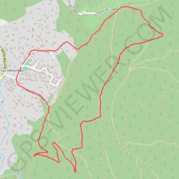 Itinéraire Auriol - Bois de la Larre, distance, dénivelé, altitude, carte, profil, trace GPS