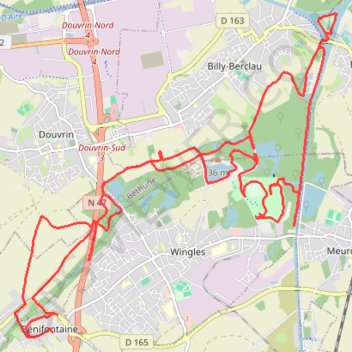 Itinéraire Bénifontaine, distance, dénivelé, altitude, carte, profil, trace GPS