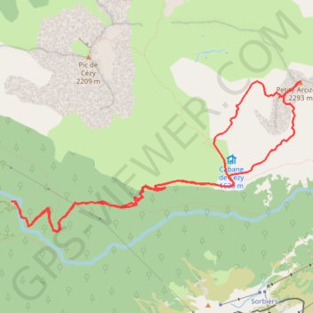 Itinéraire Petite Arcizette, distance, dénivelé, altitude, carte, profil, trace GPS