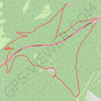 Itinéraire Fort de la Dame Blanche, distance, dénivelé, altitude, carte, profil, trace GPS