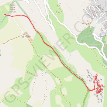 Itinéraire VIA FERRATA FLORAC (48), distance, dénivelé, altitude, carte, profil, trace GPS