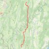 Itinéraire Pimorin - Villeneuve-lès-Charnod, distance, dénivelé, altitude, carte, profil, trace GPS