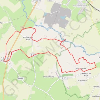 Itinéraire Le Cul de fer - Colomby, distance, dénivelé, altitude, carte, profil, trace GPS