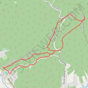 Itinéraire Circuit du Bon Dieu, distance, dénivelé, altitude, carte, profil, trace GPS