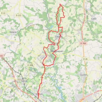 Itinéraire Tracé, distance, dénivelé, altitude, carte, profil, trace GPS