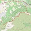 Itinéraire Pourcieux - Trets, distance, dénivelé, altitude, carte, profil, trace GPS