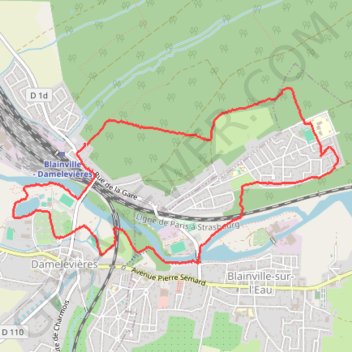 Itinéraire Tunnel du pendu et zone de loisirs, distance, dénivelé, altitude, carte, profil, trace GPS