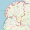 Itinéraire De Ploumoguer à l'Aber Benoit par Portsall, distance, dénivelé, altitude, carte, profil, trace GPS