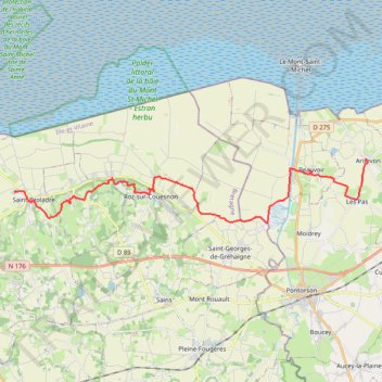 Itinéraire 4 - Jour 3 Itinéraire bis, distance, dénivelé, altitude, carte, profil, trace GPS