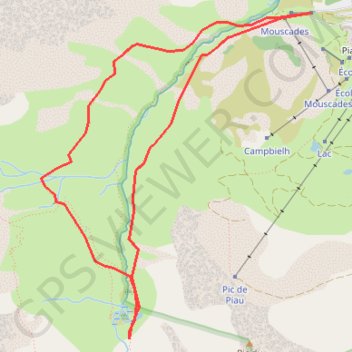 Itinéraire LAC BADET Saint LARY, distance, dénivelé, altitude, carte, profil, trace GPS