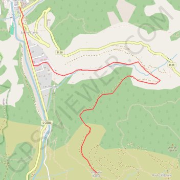 Itinéraire Guillames, distance, dénivelé, altitude, carte, profil, trace GPS