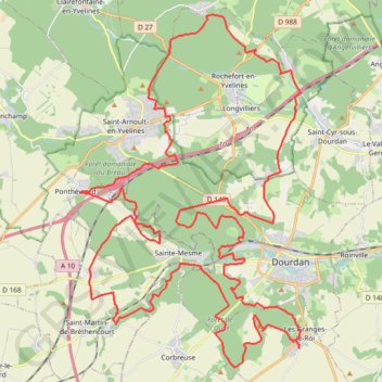 Itinéraire Rando des Granges, distance, dénivelé, altitude, carte, profil, trace GPS