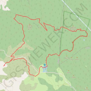 Itinéraire Éléphant de Pierre - Aiguilles de Valbelle à Siou-Blanc, distance, dénivelé, altitude, carte, profil, trace GPS