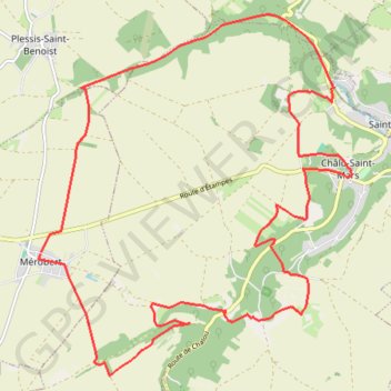 Itinéraire Mérobert, distance, dénivelé, altitude, carte, profil, trace GPS