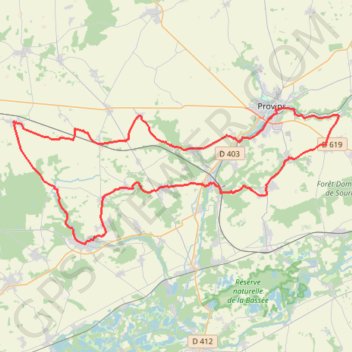 Itinéraire De Provins à Donnemarie-Dontilly-15443198, distance, dénivelé, altitude, carte, profil, trace GPS
