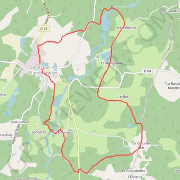 Itinéraire Circuit masselièvre, distance, dénivelé, altitude, carte, profil, trace GPS